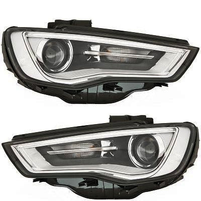 💎COPPIA FARI LED ANGEL EYES ADATTI PER Audi A3 8V 2012-2016 H7💎