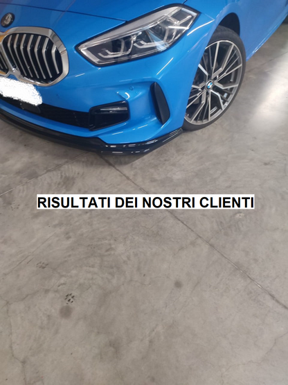 SPLITTER ADATTO PER ✨BMW SERIE 1 F40 ✨MSPORT LOOK NERO LUCIDO DESIGN SPORTIVO