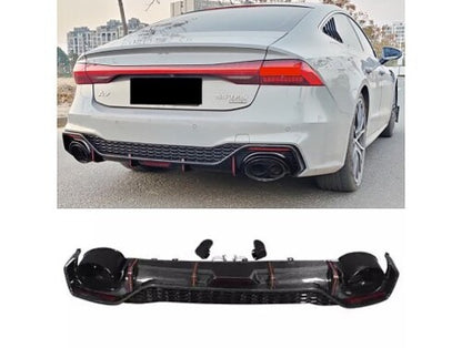 ART.3705  Diffusore RS7 Look per Audi A7 (4K) Sportback (2017-On)