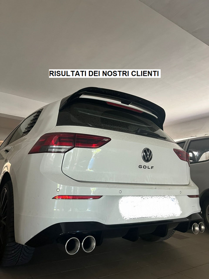 DIFFUSER PASSEND FOR VW GOLF 8 2+2 LOOK R SPORTLICHES DESIGN