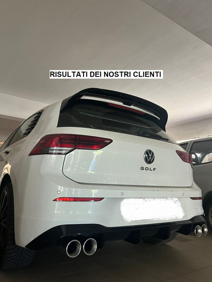 SPOILER TETTO ADATTO PER VW GOLF 8 LOOK R NERO LUCIDO DESIGN SPORTIVO