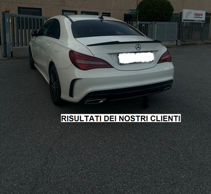 SPOILER ADATTO PER MERCEDES CLA C117 2013+ LOOK NERO LUCIDO DESIGN SPORTIVO