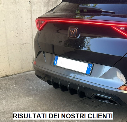 🚗DIFFUSORE ADATTO PER SEAT CUPRA FORMENTOR 2020+ NERO LUCIDO🚗