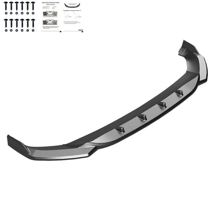 ART.2148 SPLITTER Q5 2020-2024 SQ5 S-Line SUV Sportback Mk2 Facelift NERO LUCIDO