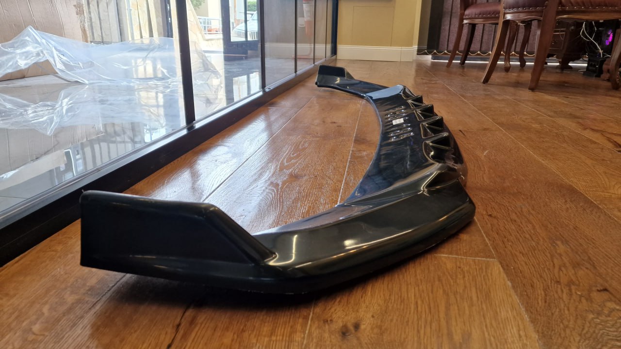 ART.2148 SPLITTER Q5 2020-2024 SQ5 S-Line SUV Sportback Mk2 Facelift NERO LUCIDO