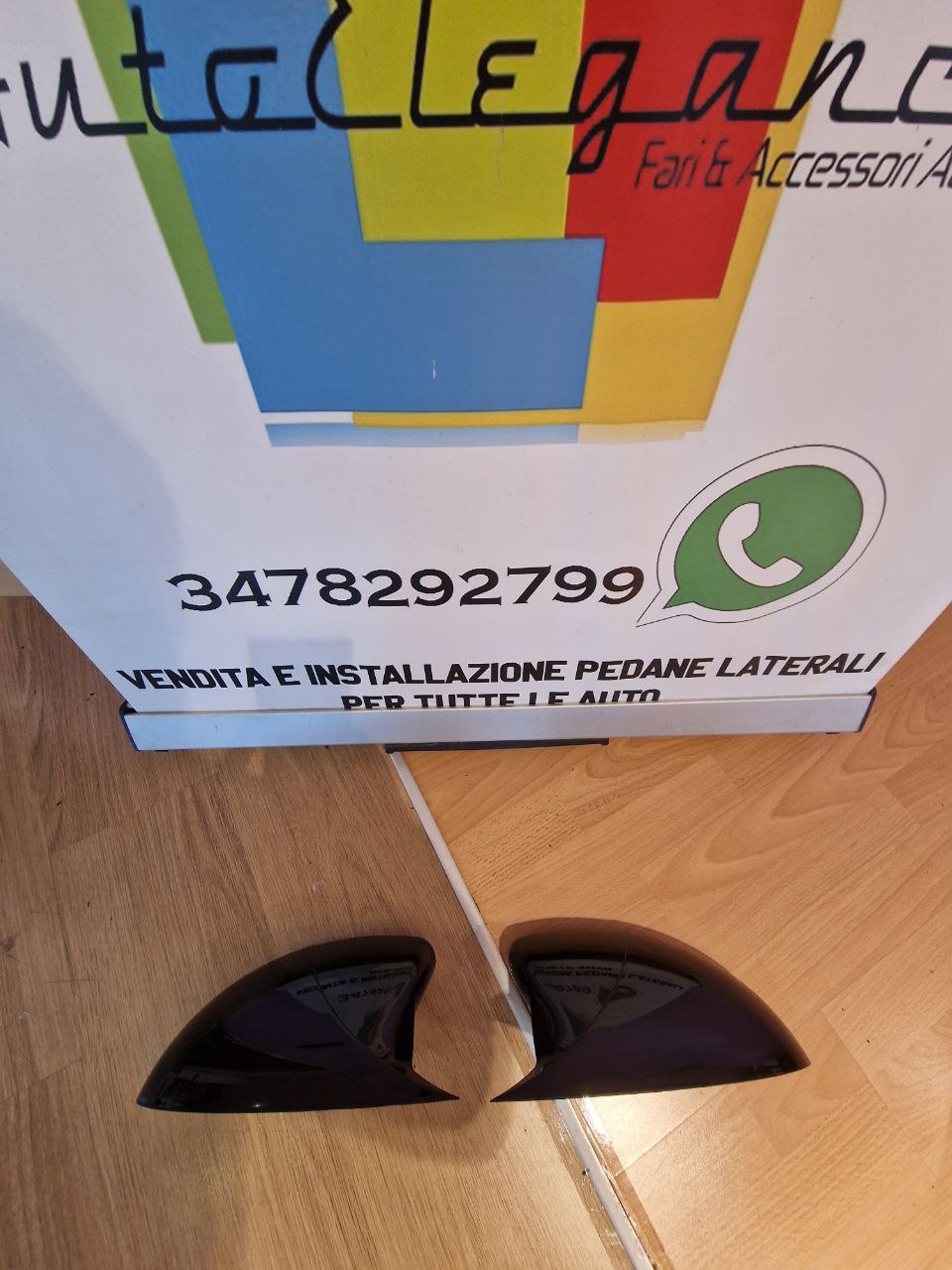 0822🔥CALOTTE ADATTO PER RENAULT CLIO 5 2019+ NERO LUCIDO ADESIVE🔥