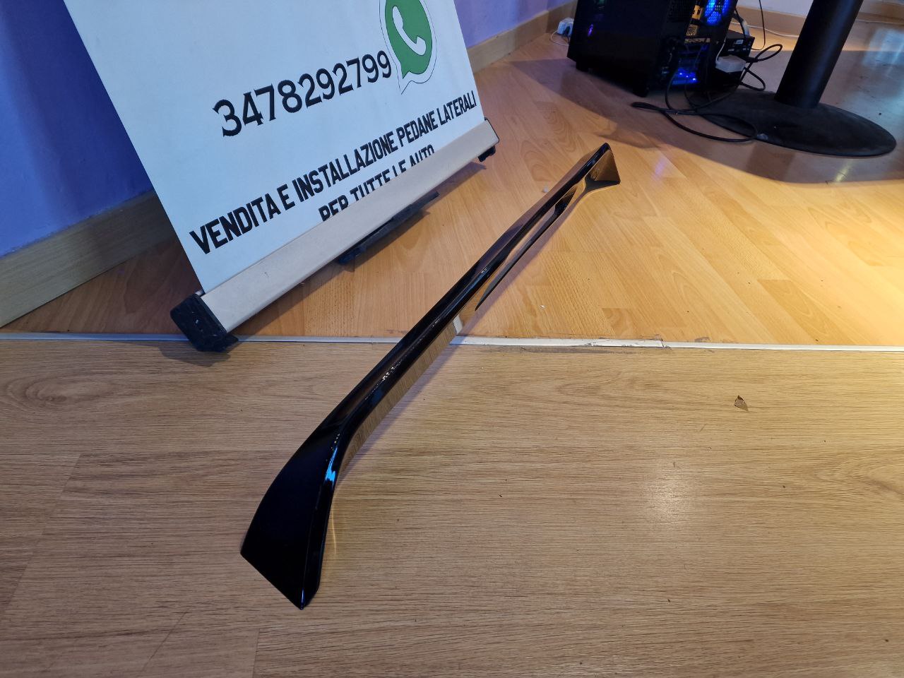 ⭐SPOILER ADATTO PER POLO 6R 6C 2009-2017 STANDARD NERO LUCIDO⭐