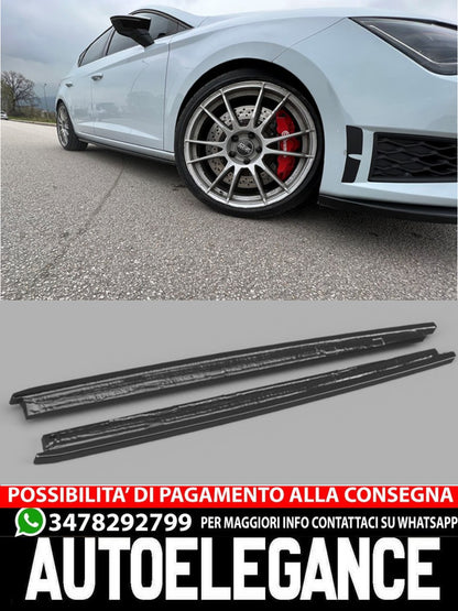 Sotto minigonne splitter adatto per Seat Leon Mk3 2012+ - Cupra/FR V1Style 4 mm