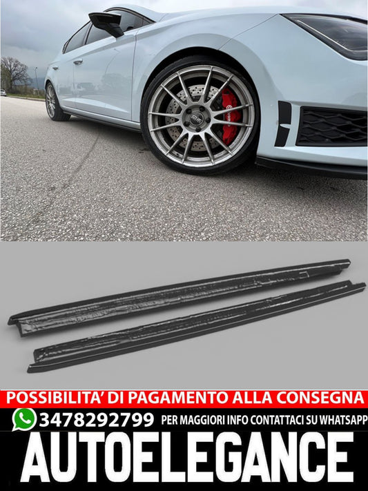 Under Side Skirts Splitter Suitable for Seat Leon Mk3 2012+ - Cupra/FR V1Style 4mm