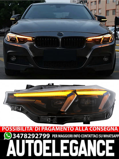 Fari a LED adatti per BMW Serie 3 F30 F31 Berlina Touring 2011-2019 G20 2024