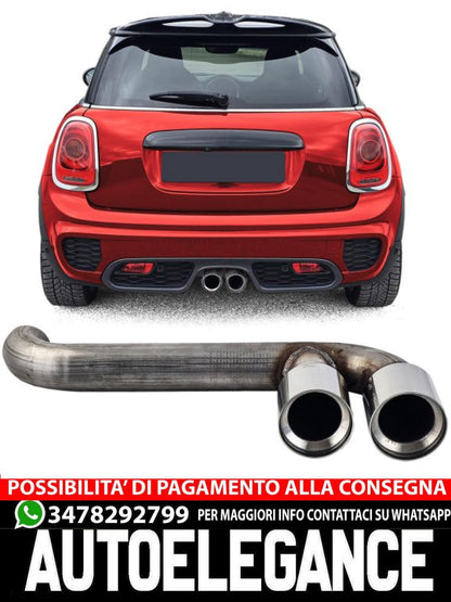 Terminale di scarico JCW convertito adatto per Mini One Cooper F56 F57 14-20