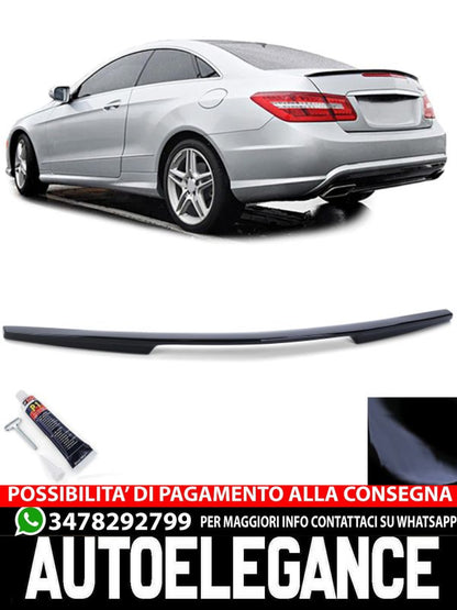 Gloss Black Sport Rear Spoiler suitable for Mercedes E-Class C207 Coupe