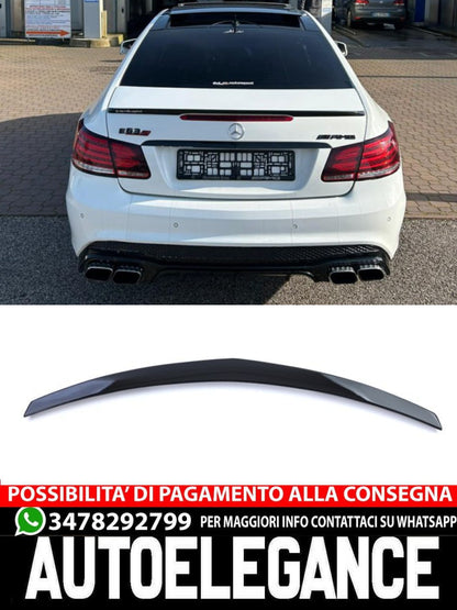 Gloss Black Sport Rear Spoiler suitable for Mercedes E-Class C207 Coupe