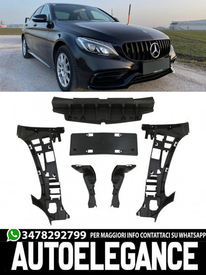 Front Bumper Suitable for Mercedes C-Class W205 S205 A205 C205 2014-2020
