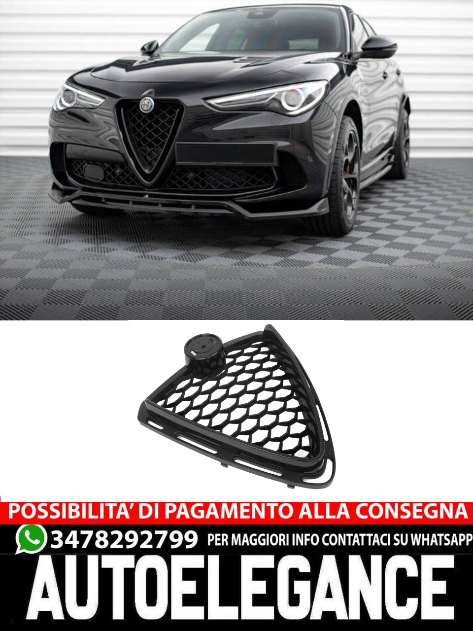 Griglia anteriore per Alfa Romeo Stelvio 949