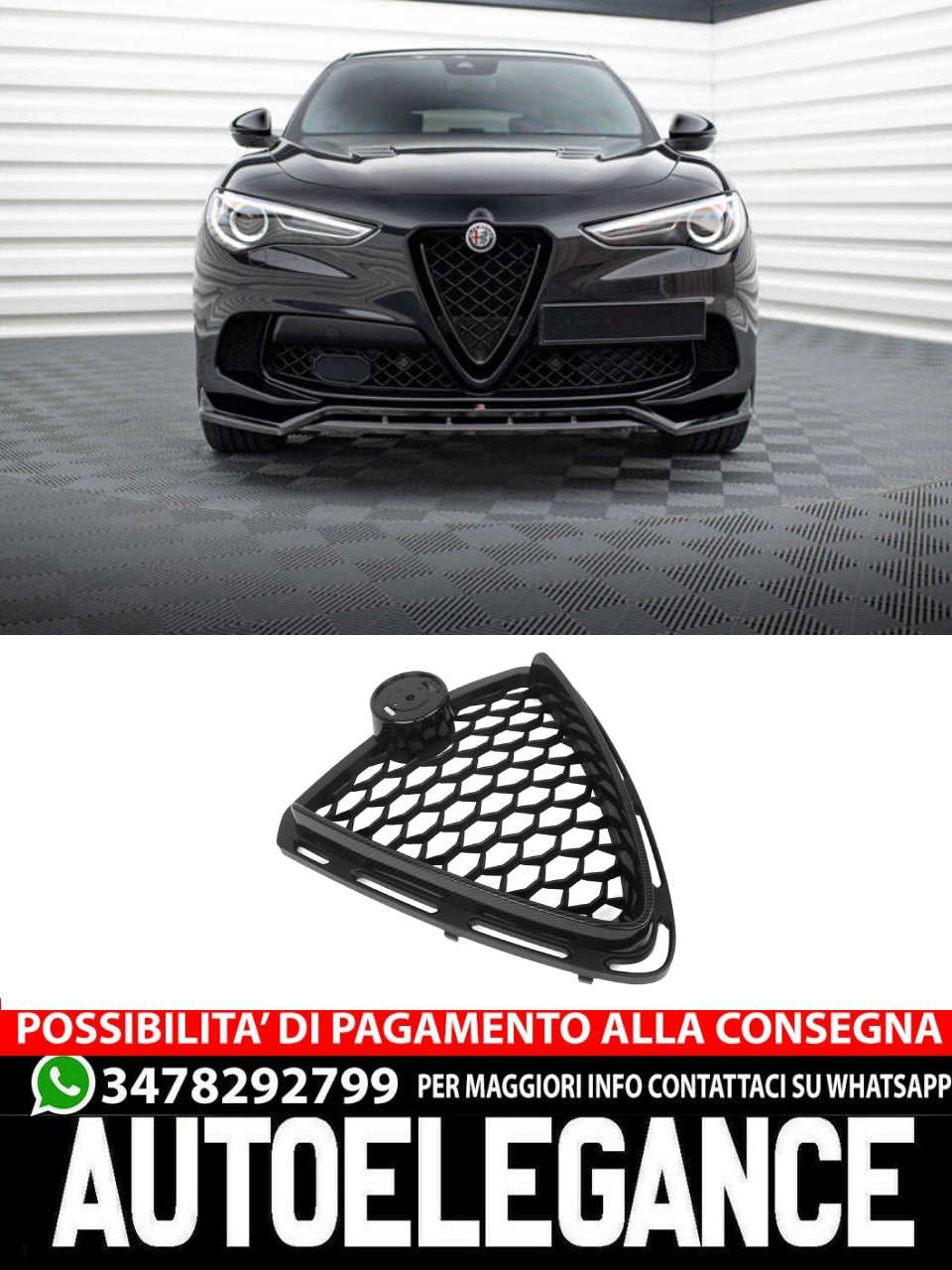 Griglia anteriore per Alfa Romeo Stelvio 949