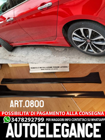 SKIRTS SUITABLE FOR FIAT TIPO HB SW SEDAN 2015+ RAW LOOK SPORT DESIGN