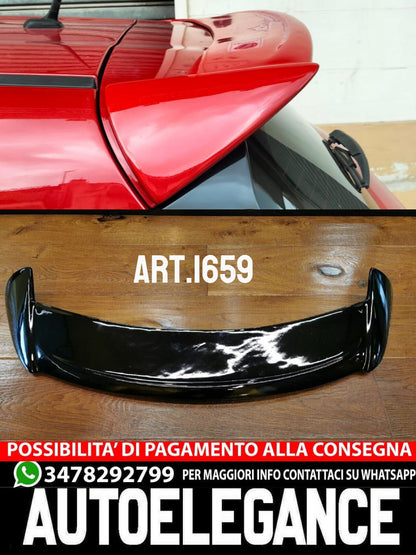 ROOF SPOILER SUITABLE FOR FIAT TIPO 2015+ SPORTY SEDAN LOOK GLOSSY BLACK