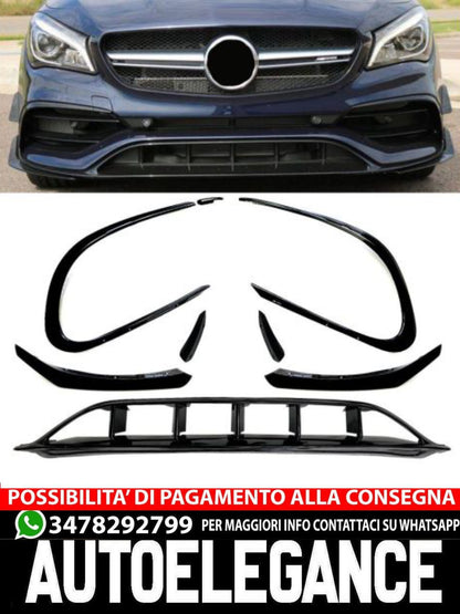 FRONT SPOILER suitable for the restyling of the Mercedes C117 CLA class