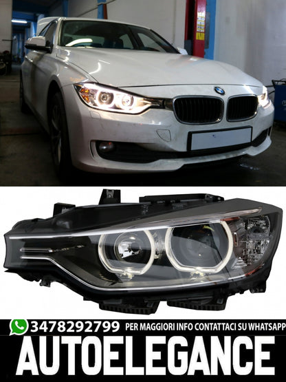 Fari a LED DRL Angel Eyes con proiettore adatto per BMW Serie 3 F30 F31
