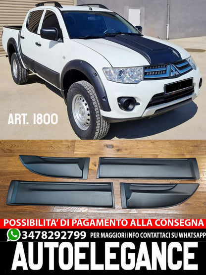 PROTEZIONE PORTIERE ADATO PER TRITON L200 2005-2014 NERO OPACO