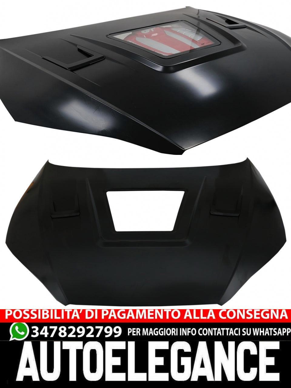 Cofano motore adatto per Audi A5 B9 (2016-2019) GT Design