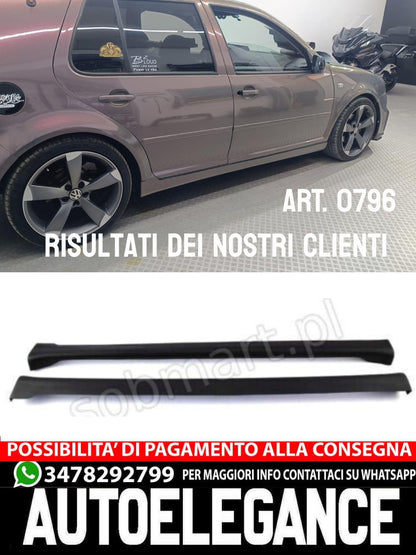 Minigonne laterali adatti per VW GOLF 4 IV R32 5 porte 1997-2003 e VW BORA