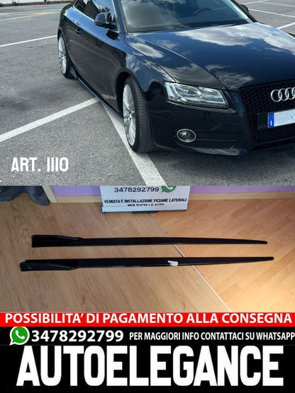 UNDER SKIRTS SUITABLE FOR BMW F30 F31 F32 F33 F36 GLOSSY BLACK (WITH MUSTACHE) 1110