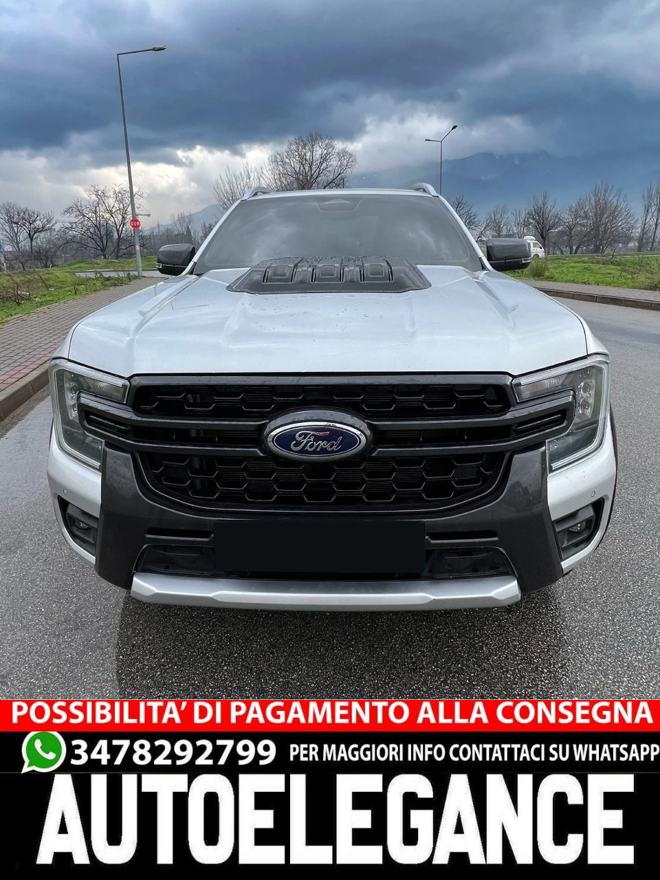 Presa D'aria Sul Cofano adatto per FORD Ranger 2022+