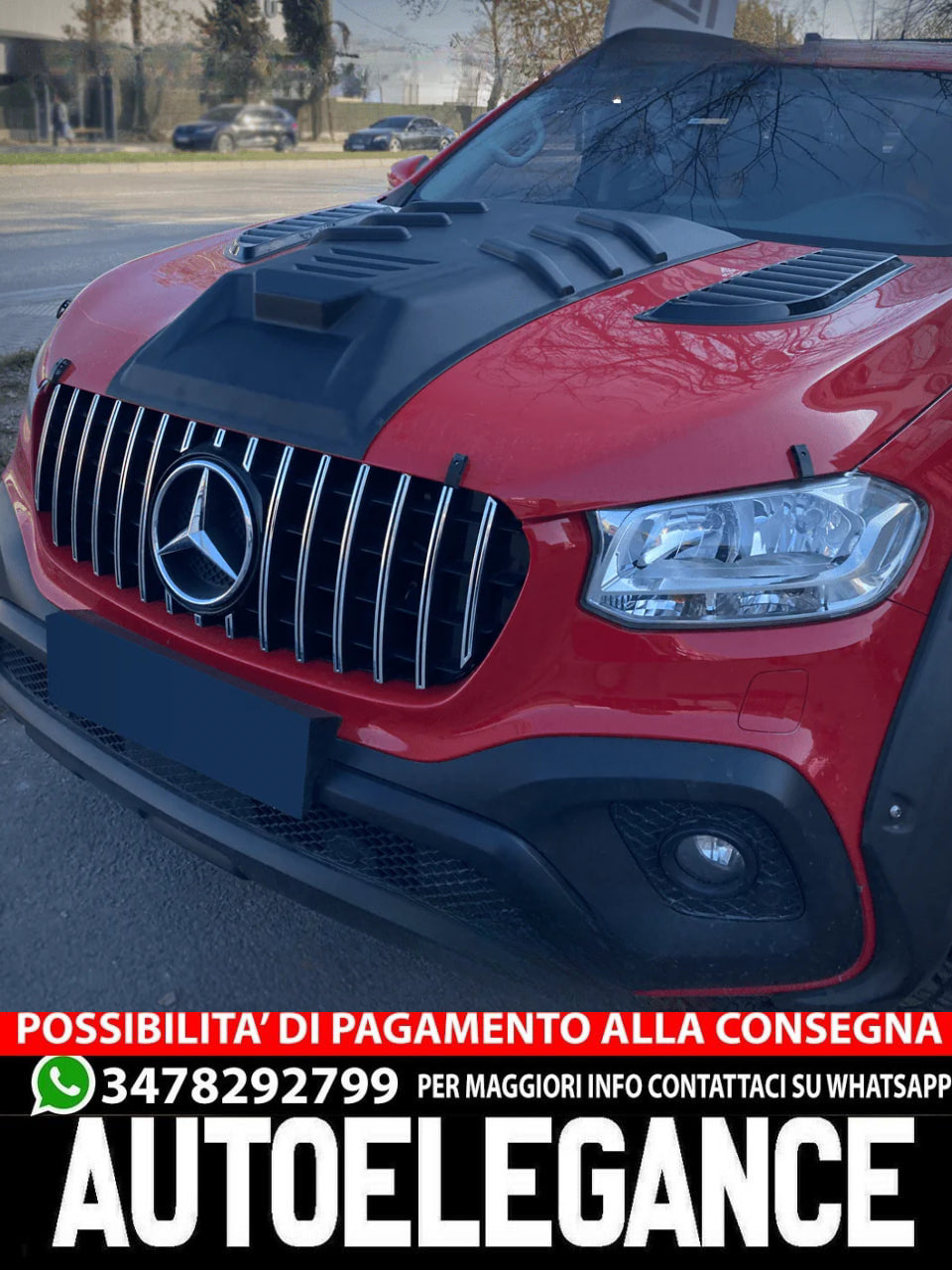 Presa D'aria Cofano adatto per MERCEDES Classe X W470 2017+