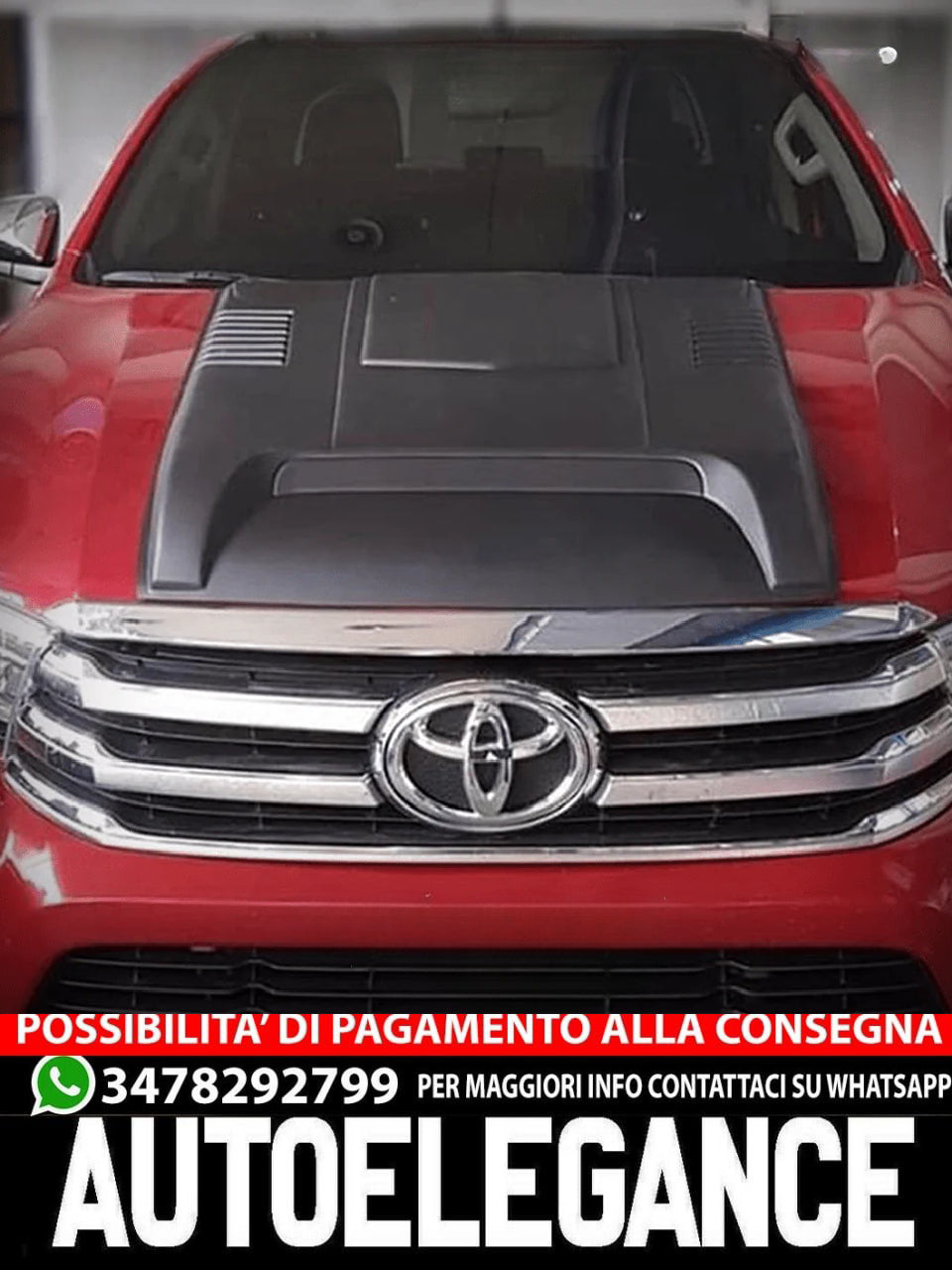 Presa D'aria Cofano adatto per TOYOTA Hilux 2015-2020