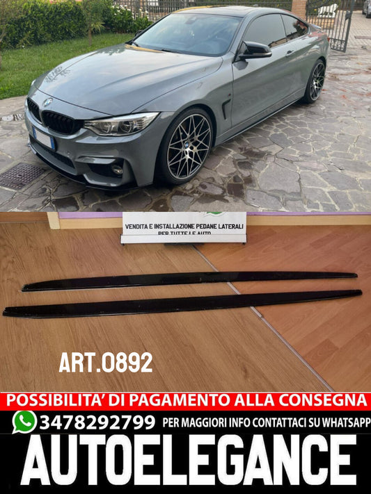 UNDER SIDE SKIRTS ABS BLACK SUITABLE FOR BMW 3 SERIES e92 e93 coupe cabrio 