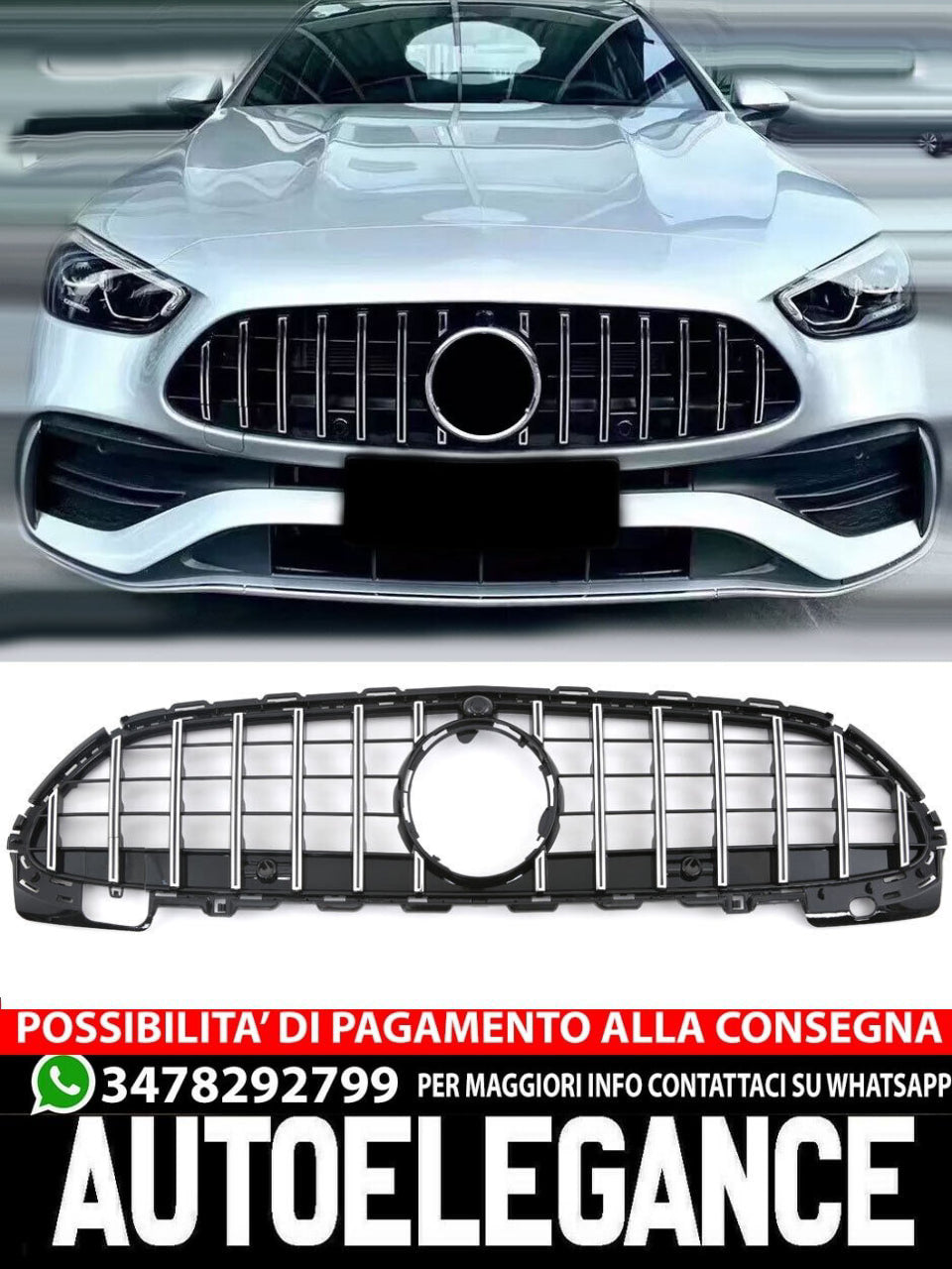 Griglia sportiva per Mercedes W206 AMG Line Panamericana GT