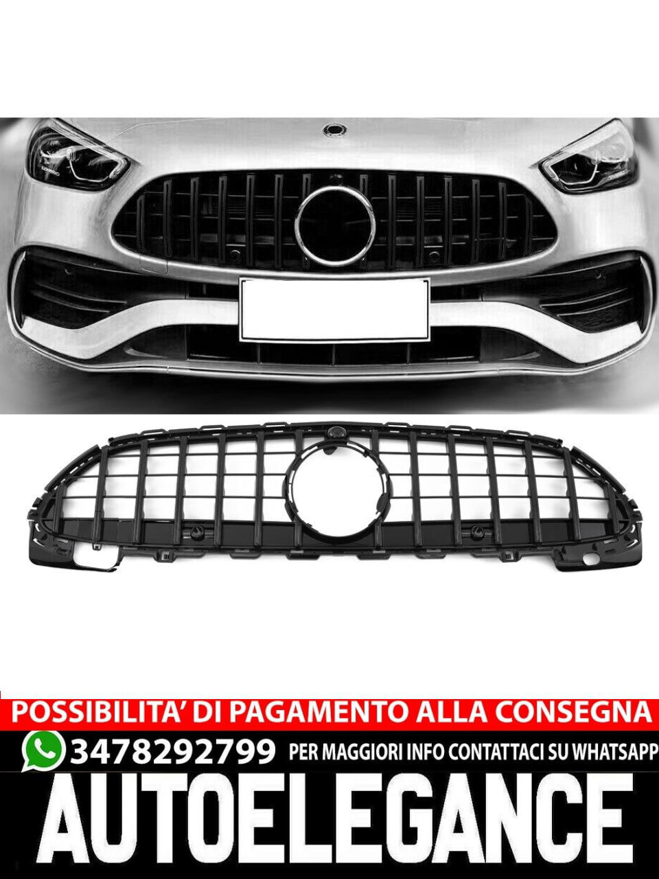 Griglia sportiva per Mercedes W206 AMG Line Panamericana GT