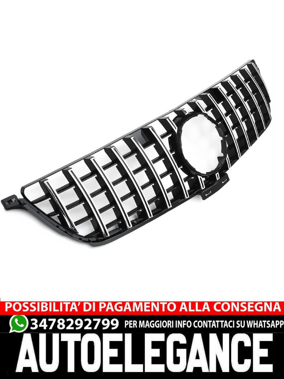 Griglia sportiva per Mercedes W166 ML 2012-2015 PANAMERICANA AMG GT