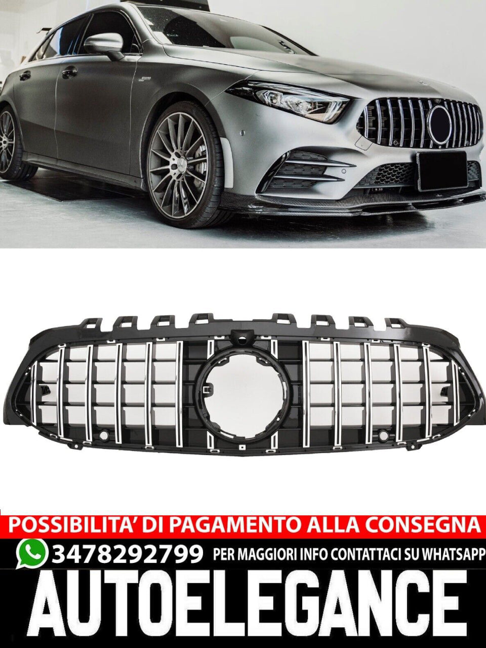 Sports grille for Mercedes W177 V177 360° PANAMERICANA AMG GT 