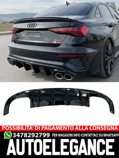 Diffuser suitable for Audi A3 S3 8Y SD 2020+ look rs3 S3/S Line 