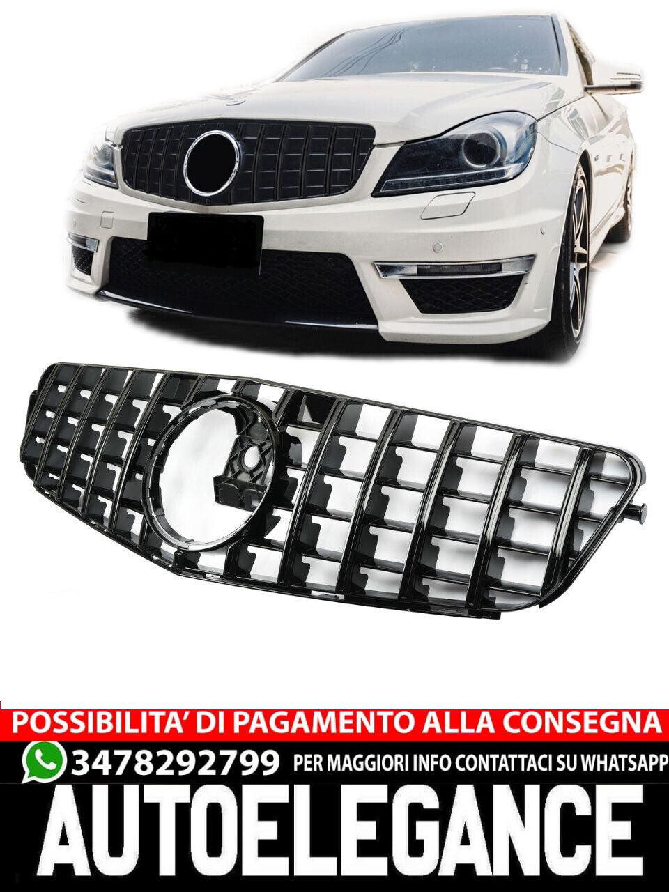 Griglie sportive per Mercedes W204 PANAMERICANA AMG GT GT-R
