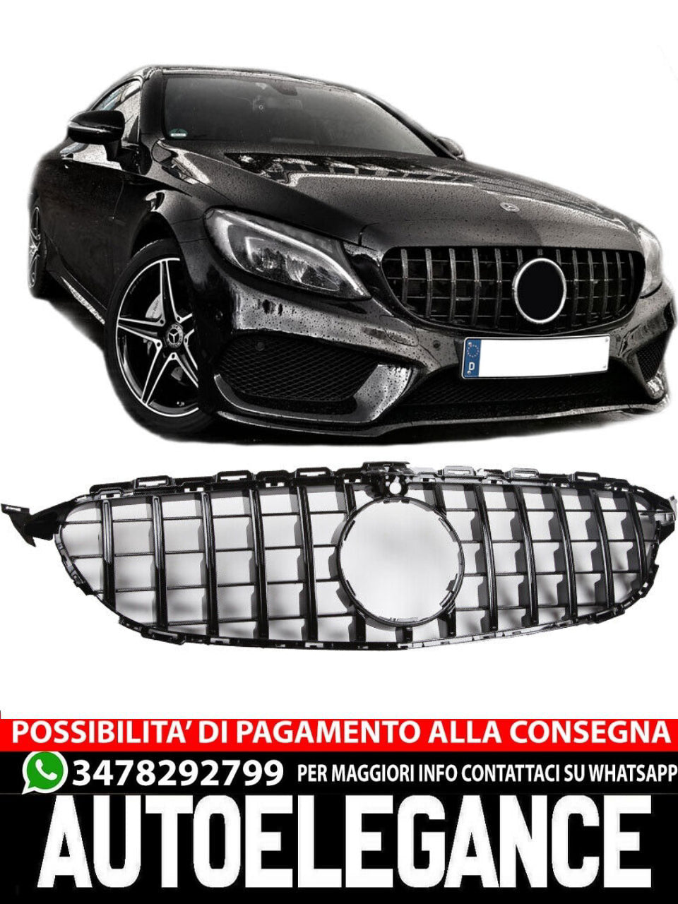 Griglie sportive 360° per Mercedes W205 Panamericana GT C63 AMG