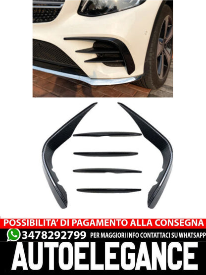 FRONT AERO FLAPS suitable for MERCEDES X253 C253 GLC AMG LINE 