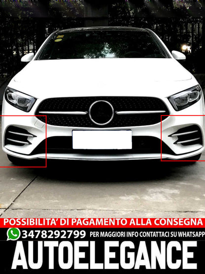 Paraurti Griglia Finlandese Cromo Opaco ADATTO per Mercedes W177 Classe A