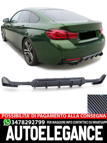 Diffusore posteriore Performance in carbonio destro sinistro adatto per BMW F32