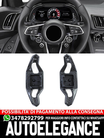 Leve del cambio in vero carbonio per sostituire Audi A3 S3 RS3 8V A4 S4 RS4 B9