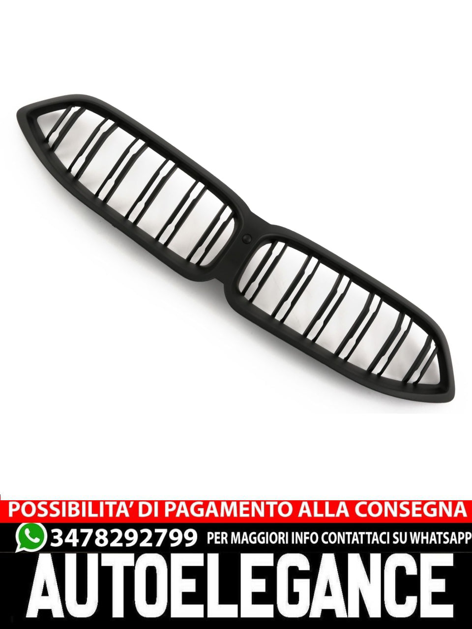 GRIGLIA A DOPPIA SPIRALE ADATTA PER BMW SERIE 8 G14 G15 G16 Panamericana GT 202