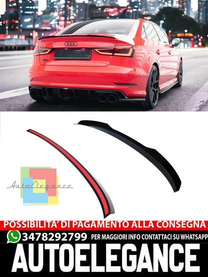 SPOILER CAP AUDI A3 / A3 S-LINE / S3 / RS3 SEDAN 8V