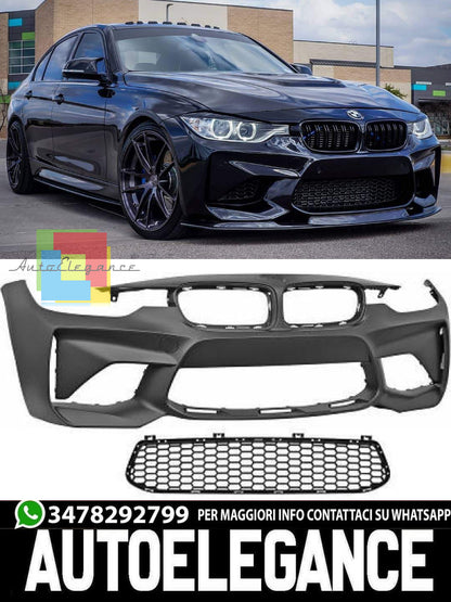 Paraurti anteriore adatto per BMW f30 look evo 11-19 senza splitter