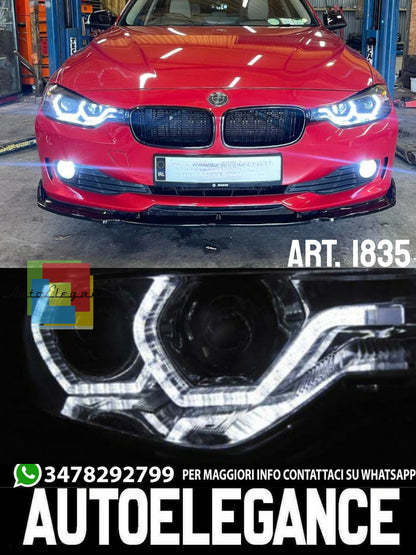 HEADLIGHTS SUITABLE FOR BMW 3 SERIES F30 F31 2015-2018 CHROME