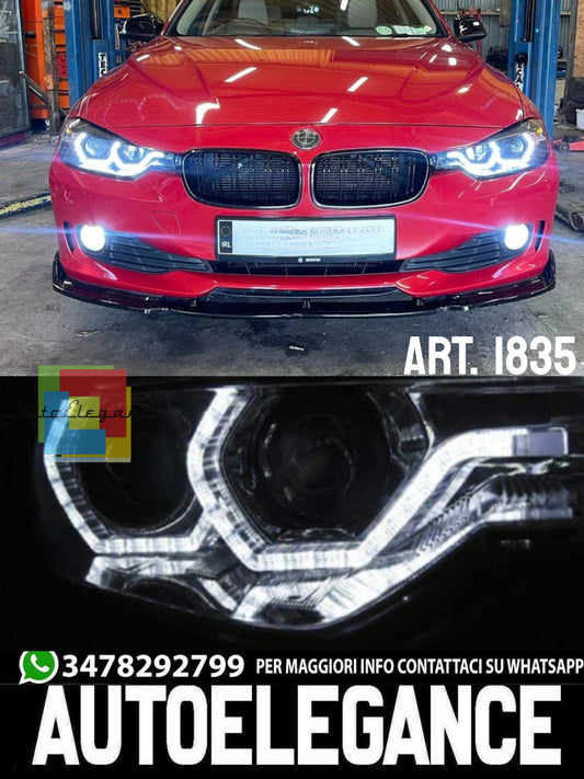 HEADLIGHTS SUITABLE FOR BMW 3 SERIES F30 F31 2015-2018 CHROME