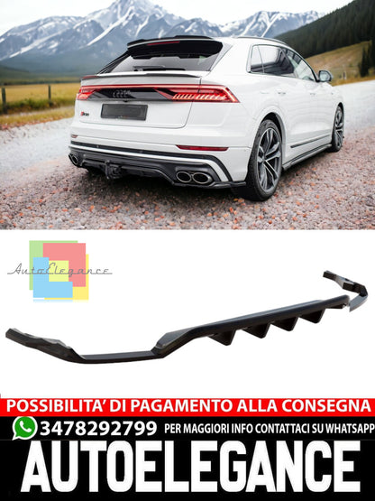 REAR CENTRE SPLITTER (WITH VERTICAL BARS) SUITABLE FOR AUDI SQ8 MK1