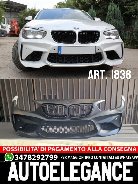 FRONT BUMPER SUITABLE FOR BMW 1 SERIES F20 F21 2015-2018 LCI LOOK M2